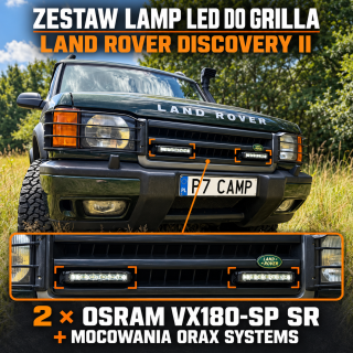 Lampy LED OSRAM z mocowaniami — Discovery II bez cięcia