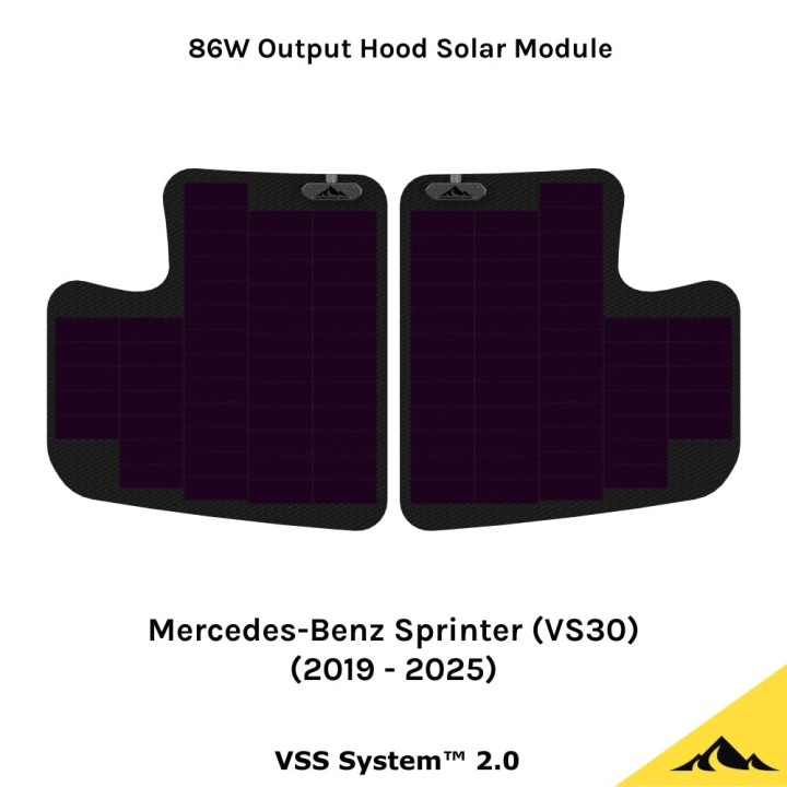 Panel solarny 86 W Mercedes Sprinter VS30 | Cascadia