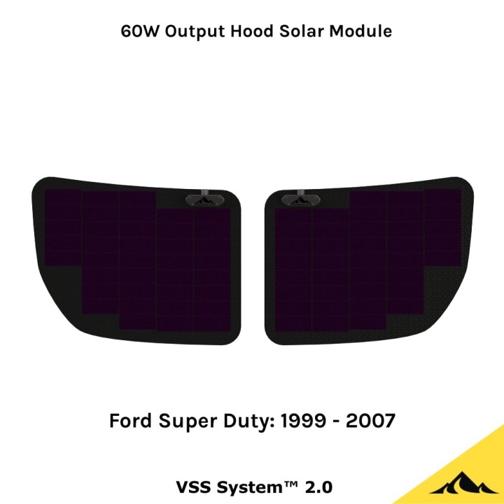 Cascadia 4x4 CHF167 panel na maskę Super Duty 99-07
