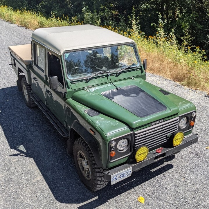 Zestaw solarny 75 W Land Rover Defender | Cascadia