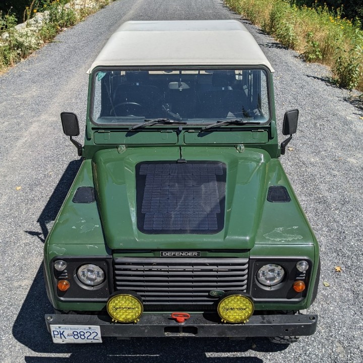 Zestaw solarny 75 W Land Rover Defender | Cascadia