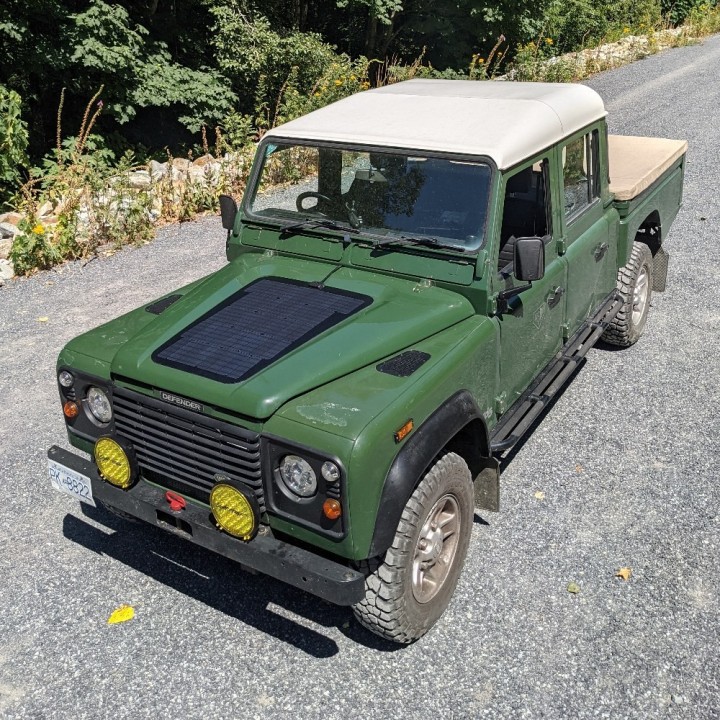 Zestaw solarny 75 W Land Rover Defender | Cascadia