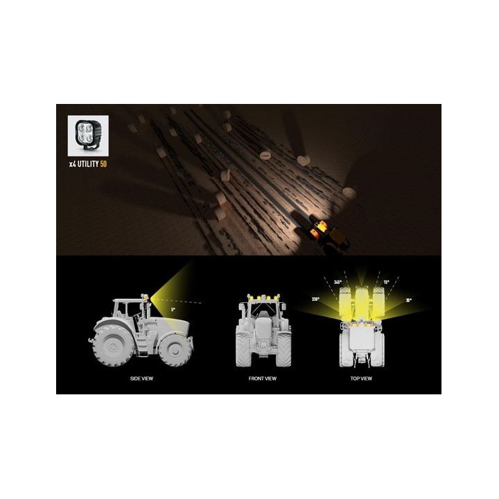 Lampa robocza LED LAZER Utility 50 wersja ze śrubą (18