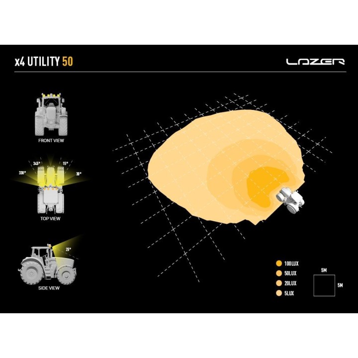 Lampa robocza LED LAZER Utility 50 Beacon – 5 000 lm