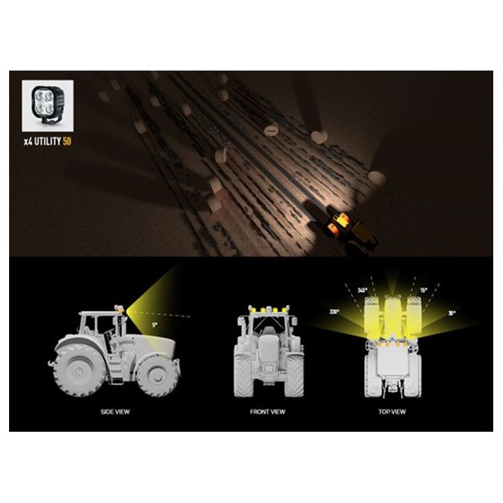 Lampa robocza LED LAZER Utility 50 Red Tail – 5 000 lm