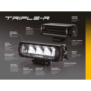 Zestaw dwóch lamp LAZER TRIPLE-R 750 Beacon (Gen2) - Ford