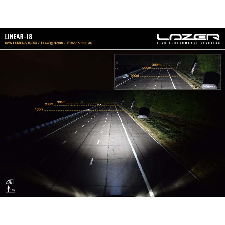 Zestaw lampy LAZER Linear 18 - Toyota Tacoma TRD (2024 -)