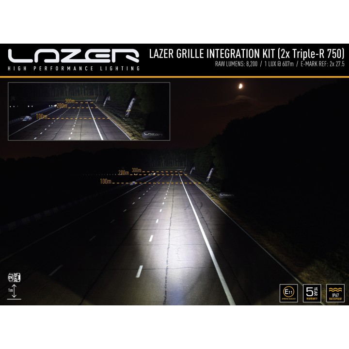Dedykowany zestaw LAZER TRIPLE-R 750 GEN2 do Ford Ranger