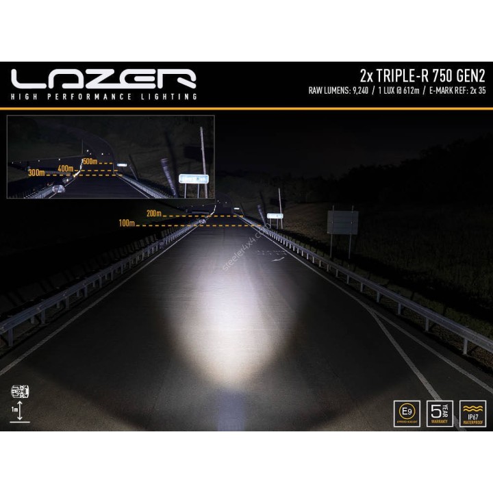 Zestaw dwóch lamp LAZER TRIPLE-R 750 (Gen2) – VW AMAROK