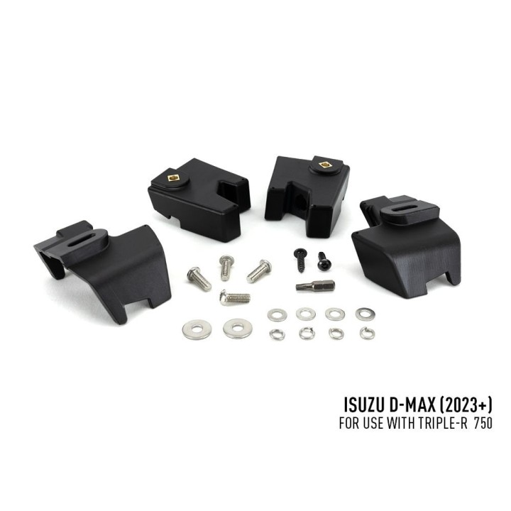 Zestaw dwóch lamp LAZER TRIPLE-R 750 Elite (Gen2) z systemem montażu w fabrycznym grillu - Isuzu D-Max (2023 -) - ujęcie 5