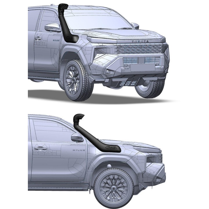 Snorkel Safari V-Spec SS223HF - Hilux MY26 2.8 diesel