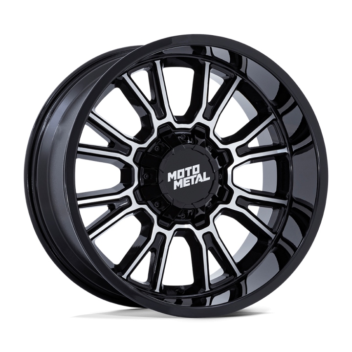 Felga aluminiowa MO810 LEGACY Gloss Black Machined MOTO METAL
