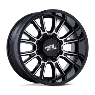 Felga aluminiowa MO810 LEGACY Gloss Black Machined MOTO METAL