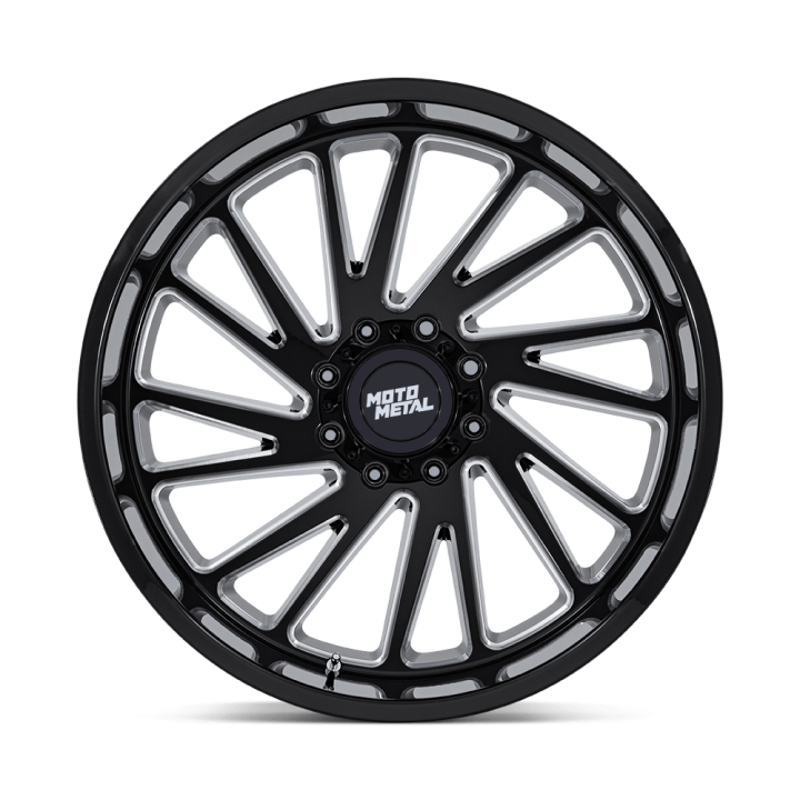 Felga aluminiowa MO811 COMBAT Gloss Black Milled MOTO METAL - ujęcie 2