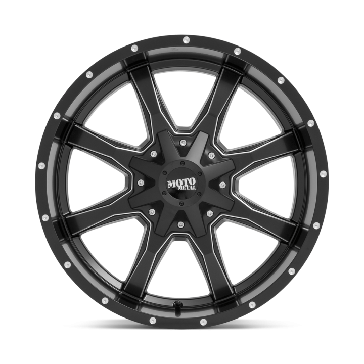 Felga aluminiowa MO970 Semi Gloss Black Milled MOTO METAL - ujęcie 2