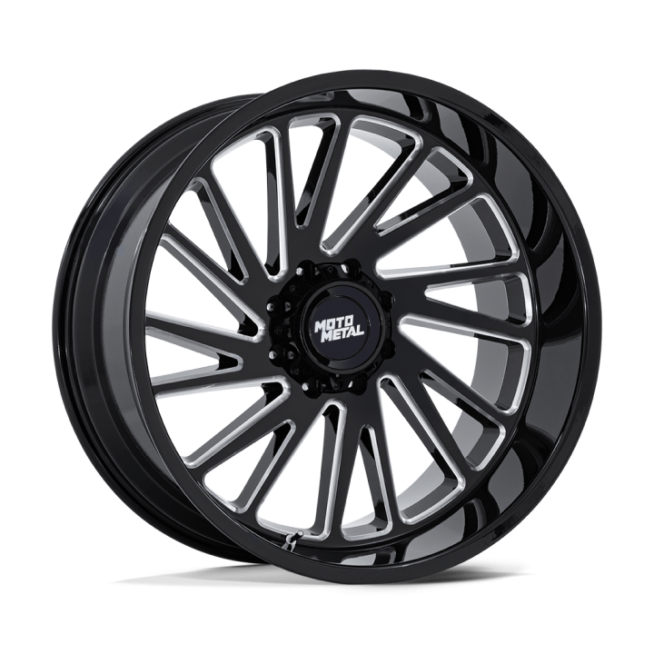 Felga aluminiowa MO811 COMBAT Gloss Black Milled MOTO METAL
