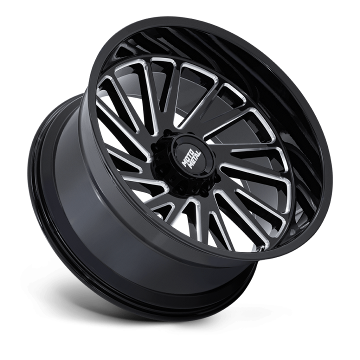 Felga aluminiowa MO811 COMBAT Gloss Black Milled MOTO METAL - ujęcie 3
