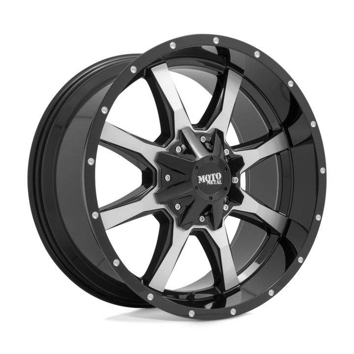 Felga aluminiowa MO970 Gloss Black W/ Machined Face MOTO METAL