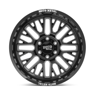 Felga aluminiowa MO802 WARLOCK Gloss Black Milled MOTO METAL - ujęcie 2