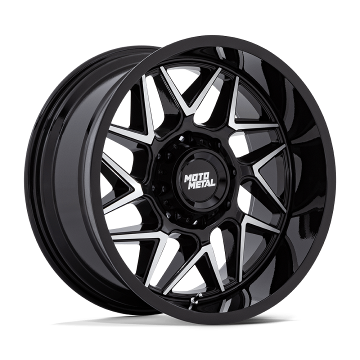 Felga aluminiowa MO812 TURBINE Gloss Black W/ Machined Face MOTO METAL