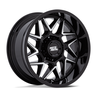 Felga aluminiowa MO812 TURBINE Gloss Black W/ Machined Face MOTO METAL