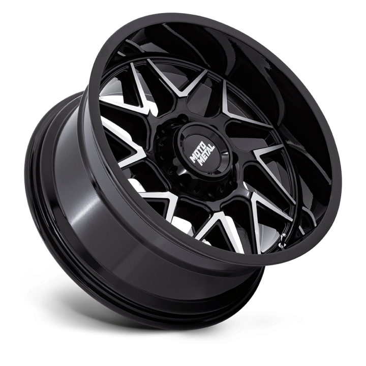 Felga aluminiowa MO812 TURBINE Gloss Black W/ Machined Face MOTO METAL - ujęcie 2