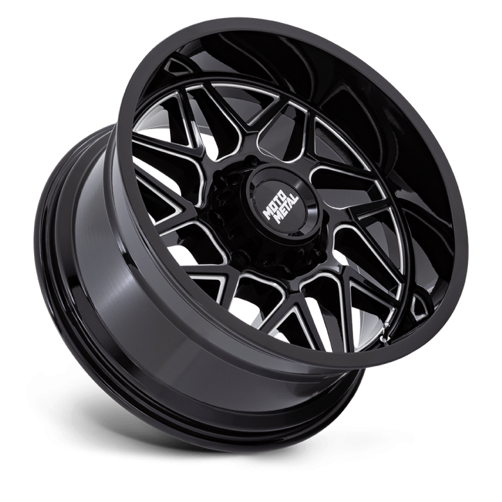 Felga aluminiowa MO812 TURBINE Gloss Black Milled MOTO METAL - ujęcie 2