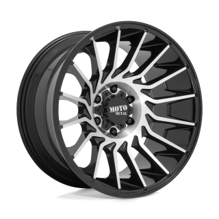 Felga aluminiowa MO807 Gloss Black Machined MOTO METAL
