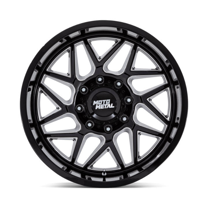Felga aluminiowa MO812 TURBINE Gloss Black Milled MOTO METAL - ujęcie 3