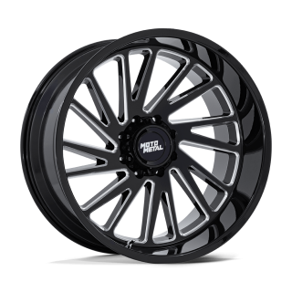 Felga aluminiowa MO811 COMBAT Gloss Black Milled MOTO METAL