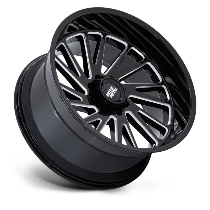 Felga aluminiowa MO811 COMBAT Gloss Black Milled MOTO METAL - ujęcie 3