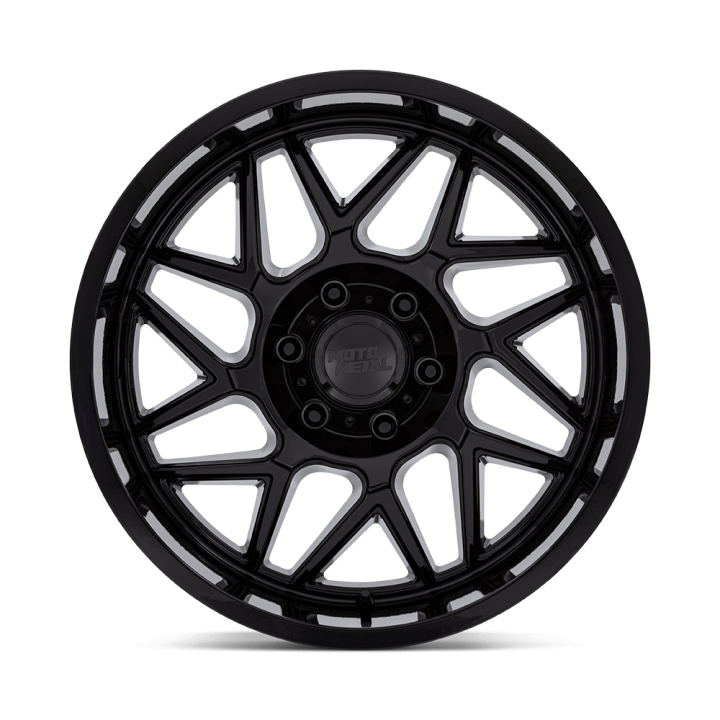Felga aluminiowa MO812 TURBINE Gloss Black MOTO METAL - ujęcie 3