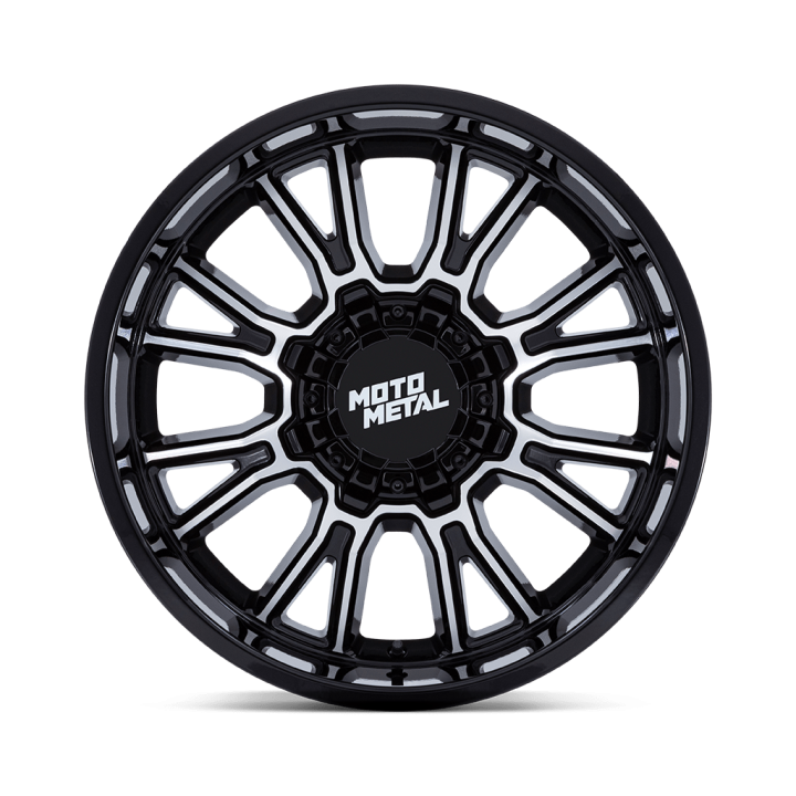 Felga aluminiowa MO810 LEGACY Gloss Black Machined MOTO METAL - ujęcie 2