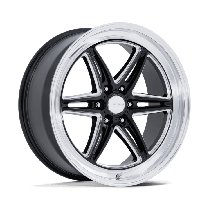 Felga aluminiowa AR953 GROOVE 6 DRAG Gloss Black Milled W/ Diamond Cut Lip AMERICAN RACING