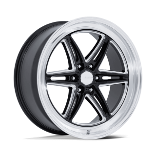 Felga aluminiowa AR953 GROOVE 6 DRAG Gloss Black Milled W/ Diamond Cut Lip AMERICAN RACING