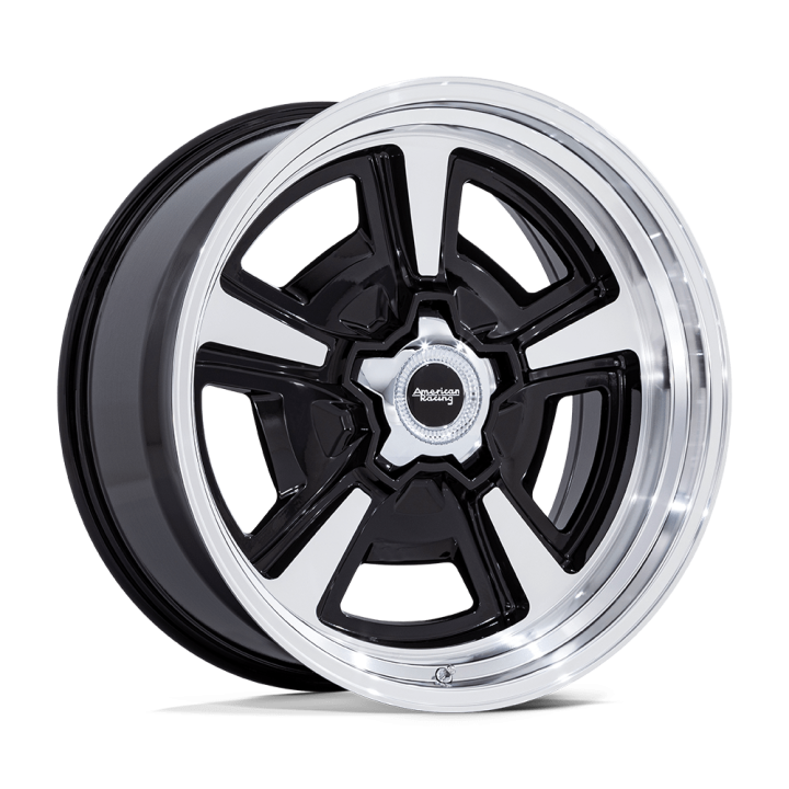 Felga aluminiowa VN517 MARAUDER Gloss Black Machined W/ Diamond Cut Lip AMERICAN RACING
