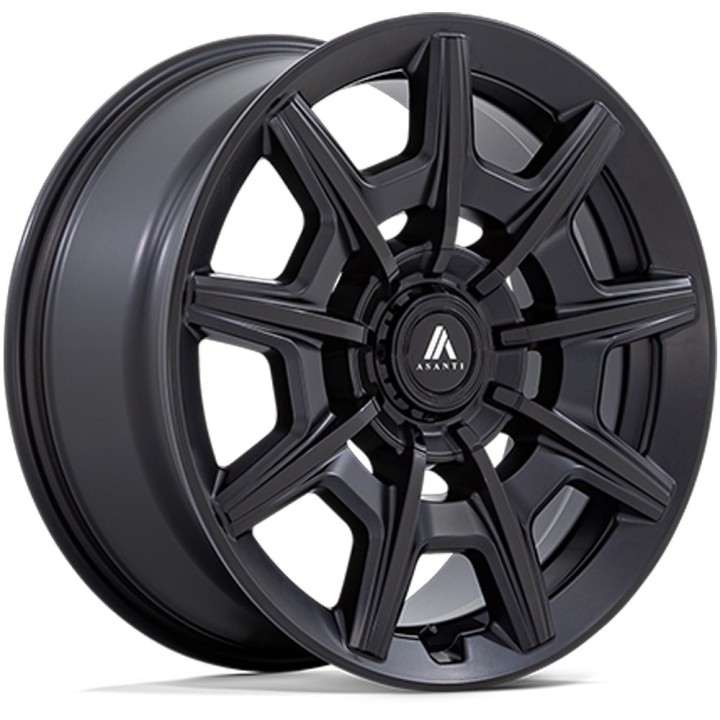 Felga aluminiowa AB041 ESQUIRE Satin Black Gloss Black Face ASANTI