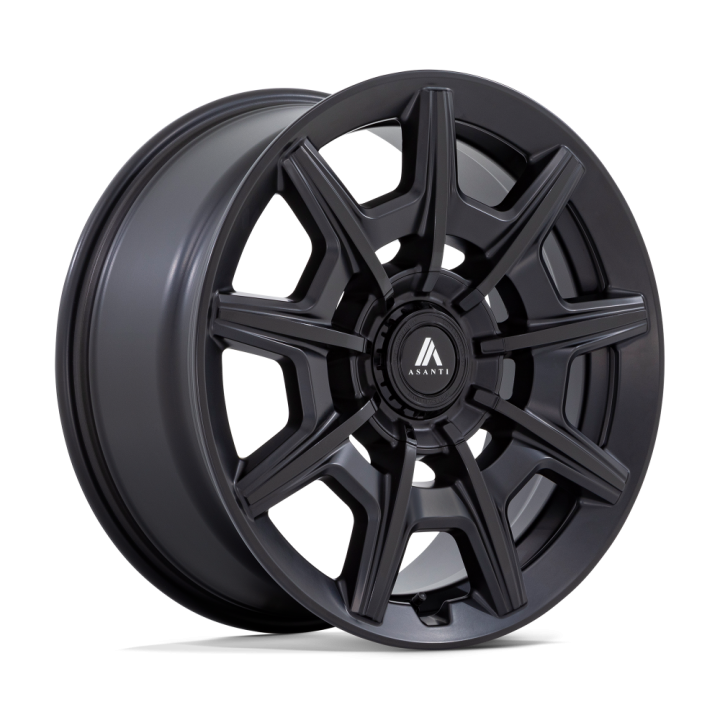 Felga aluminiowa AB041 ESQUIRE Satin Black Gloss Black Face ASANTI