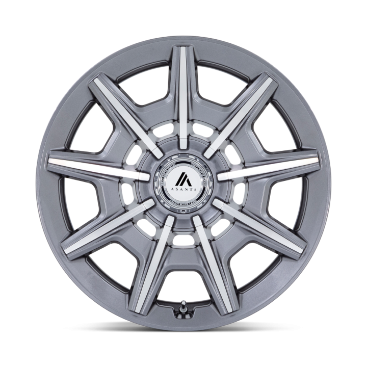 Felga aluminiowa AB041 ESQUIRE Gloss Anthracite Bright Mach ASANTI - ujęcie 2