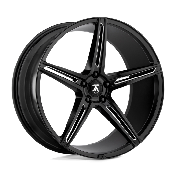 Felga aluminiowa ABL-22 ALPHA 5 Gloss Black Milled ASANTI