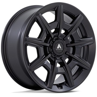 Felga aluminiowa AB041 ESQUIRE Satin Black Gloss Black Face ASANTI