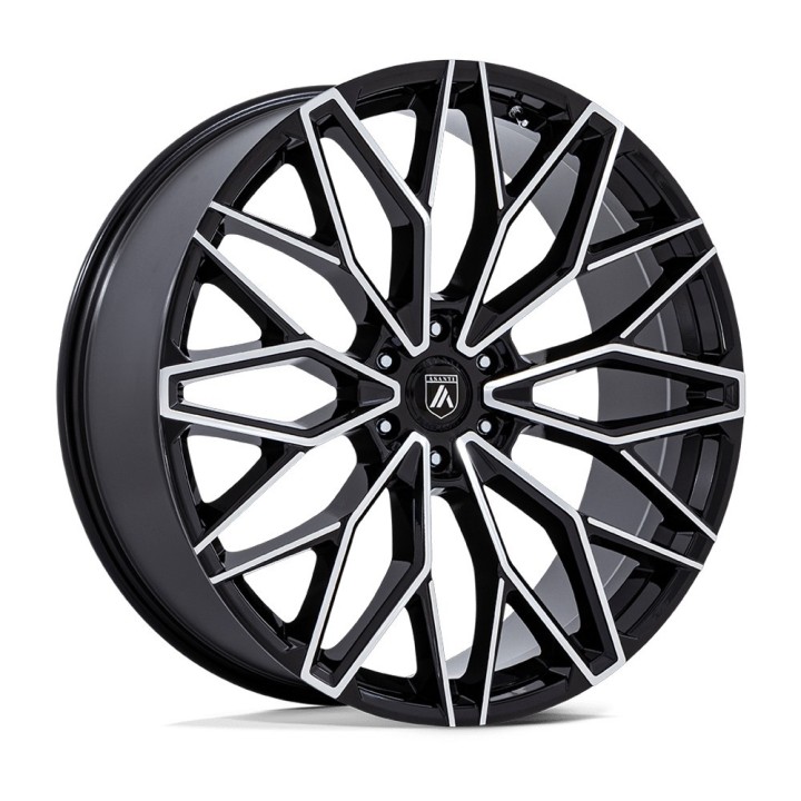 Felga aluminiowa AB050 MOGUL 6 Gloss Black W/ Machined Face ASANTI