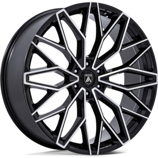 Felga aluminiowa AB050 MOGUL 6 Gloss Black W/ Machined Face ASANTI