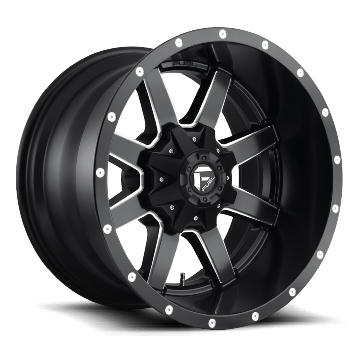 Felga aluminiowa D538 MAVERICK Matte Black Milled FUEL