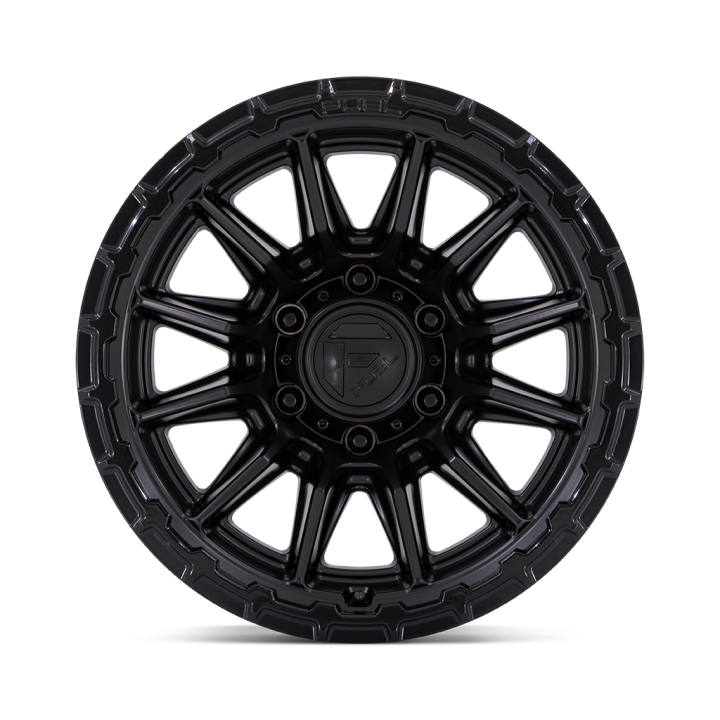Felga aluminiowa FC866 PISTON Blackout W/ Gloss Black Lip FUEL - ujęcie 3