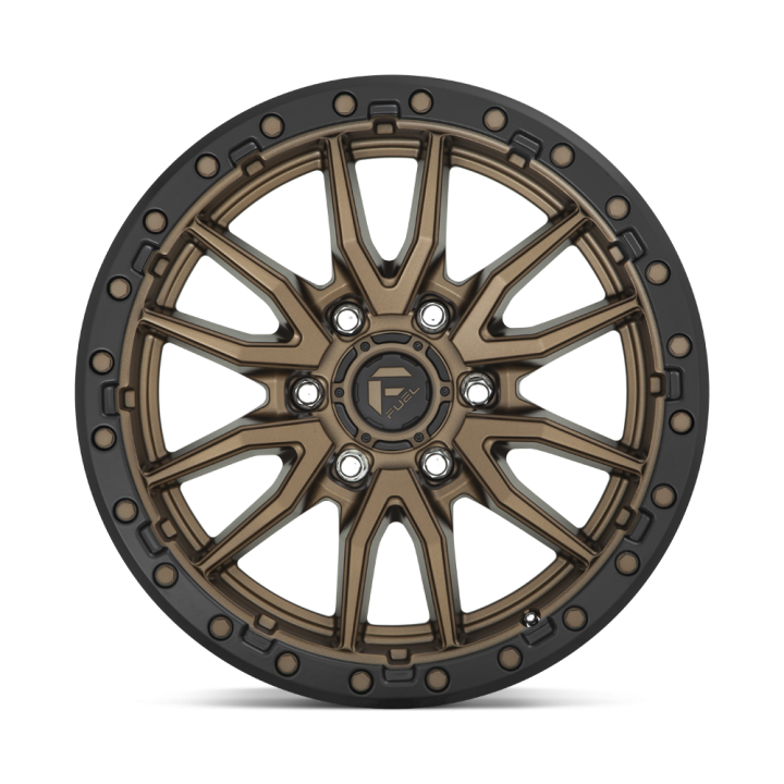 Felga aluminiowa D681 Rebel Matte Bronze Black Bead Ring Fuel - ujęcie 3