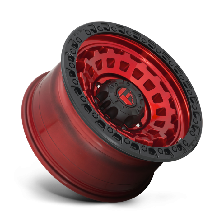 Felga aluminiowa D632 Zephyr Candy RED Black Bead Ring Fuel - ujęcie 2