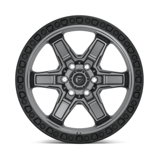 Felga aluminiowa D698 Kicker Matte GUN Metal Black Bead Ring Fuel - ujęcie 2