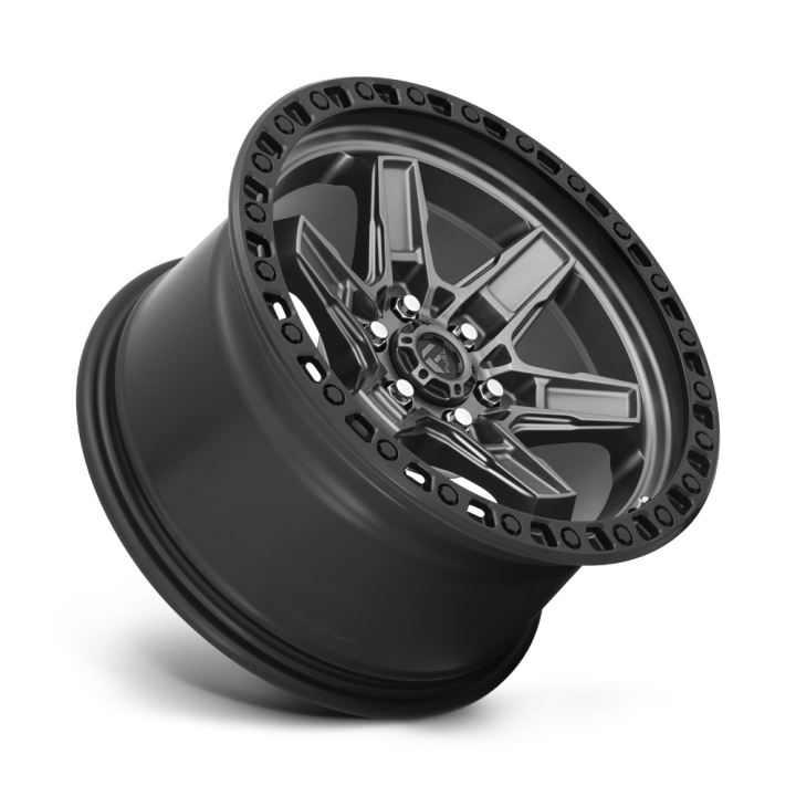 Felga aluminiowa D698 Kicker Matte GUN Metal Black Bead Ring Fuel - ujęcie 3