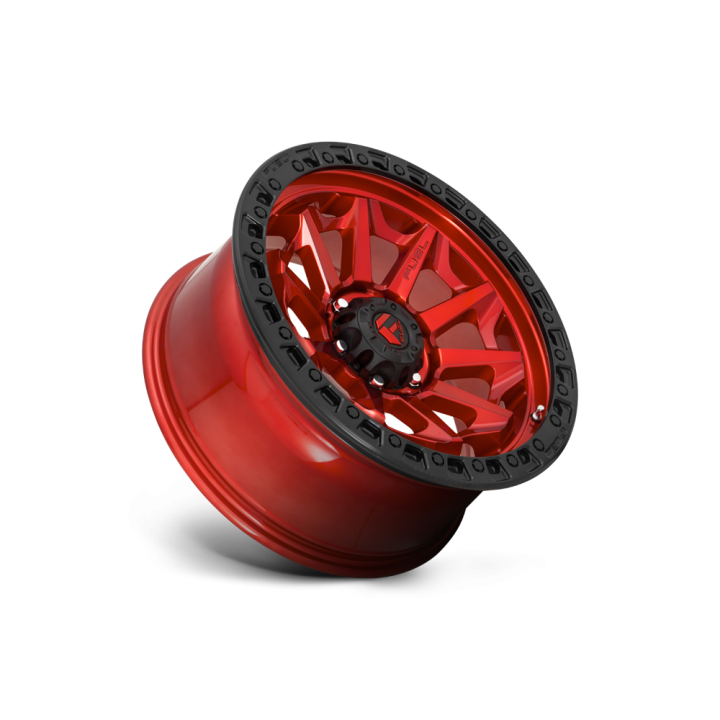 Felga aluminiowa D695 Covert Candy RED Black Bead Ring Fuel - ujęcie 2